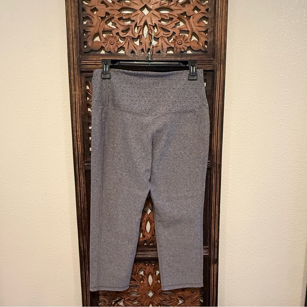 RBX Heathered Charcoal Capri Leggings - Picture 3 of 5
